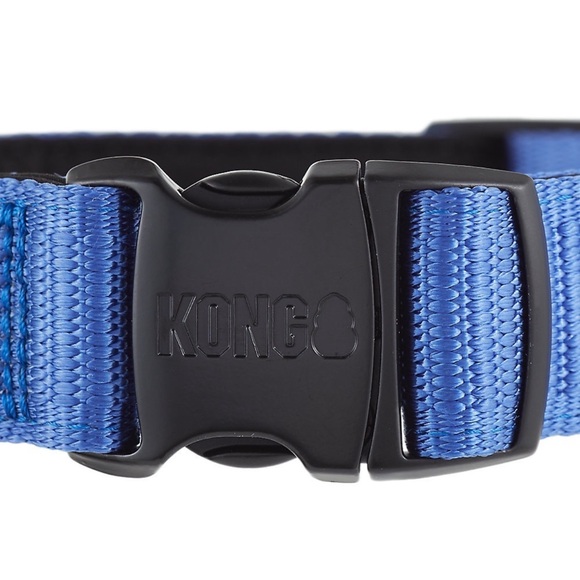 🐶 Kong S Blue Chew Resistant Comfort Adjustable Dog Collar Leash Pet Pets NWT - Picture 5 of 9